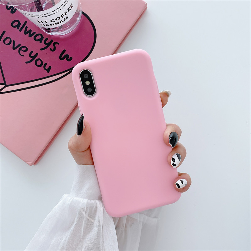 Adecuado para iPhone14/11 funda de teléfono de silicona apple XSMAX esmerilado XR funda suave 7 apple 12Pro material 8p