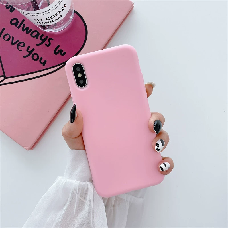 Яблоко, совместимый силиконовый чехол для телефона, матовый iPhone 12, iPhone12 Pro, iphone, 11