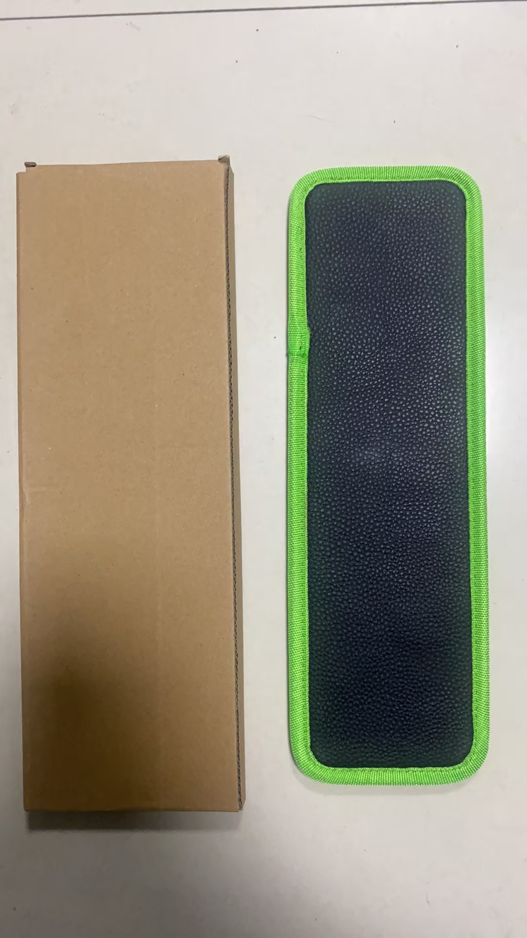 Tablero de cuero verde Medio