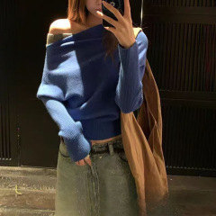 自分は1枚を残して、三季の斜め肩の肌のセーターを着ることができます。