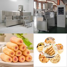 休闲食品膨化机  海苔米果卷生产线 台湾米饼膨化机 小食品膨化机
