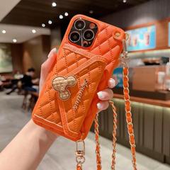 iPhone17、Apple 16 Pro Max対応、女神風新作、小さめ香風カードホルダー付き、斜め掛けストラップ付き15