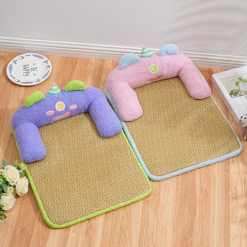 Nestera para perros y gatos, alfombra extraíble y lavable de verano, alfombra para dormir para mascotas, colchón para gatos y perros, cuatro estaciones, colchón para gatos