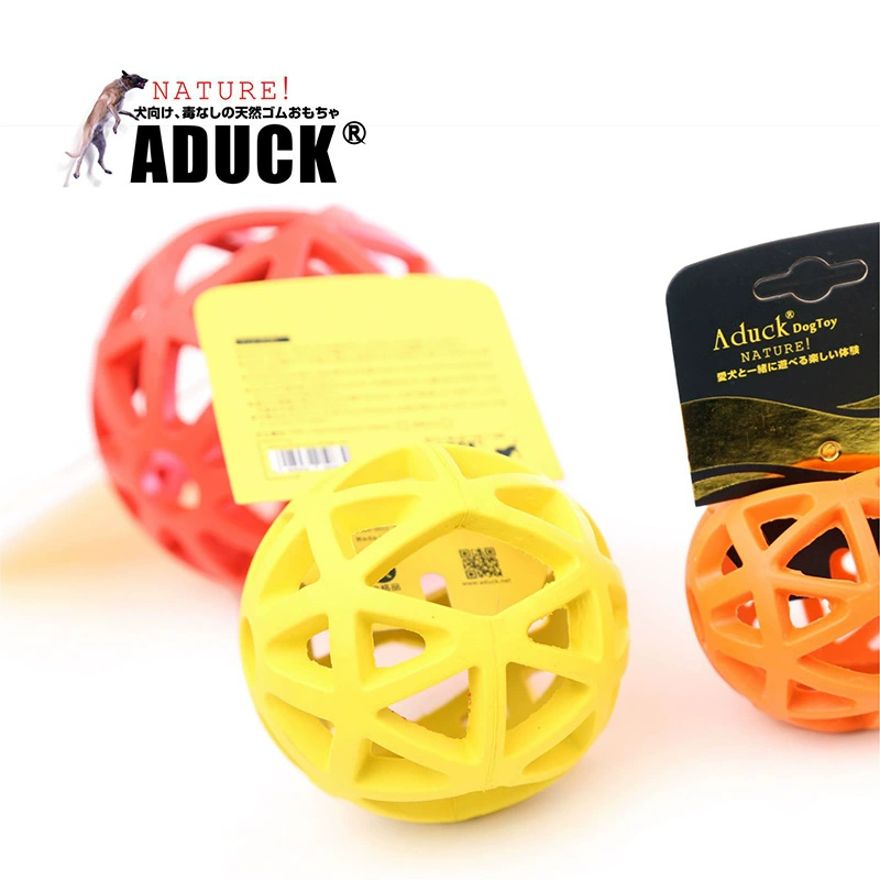Реалистичные резиновые игрушки для собак Aduck/SalalaPet резиновая еда-индуцирующая эластичная мячик/пустотелый мяч без еды