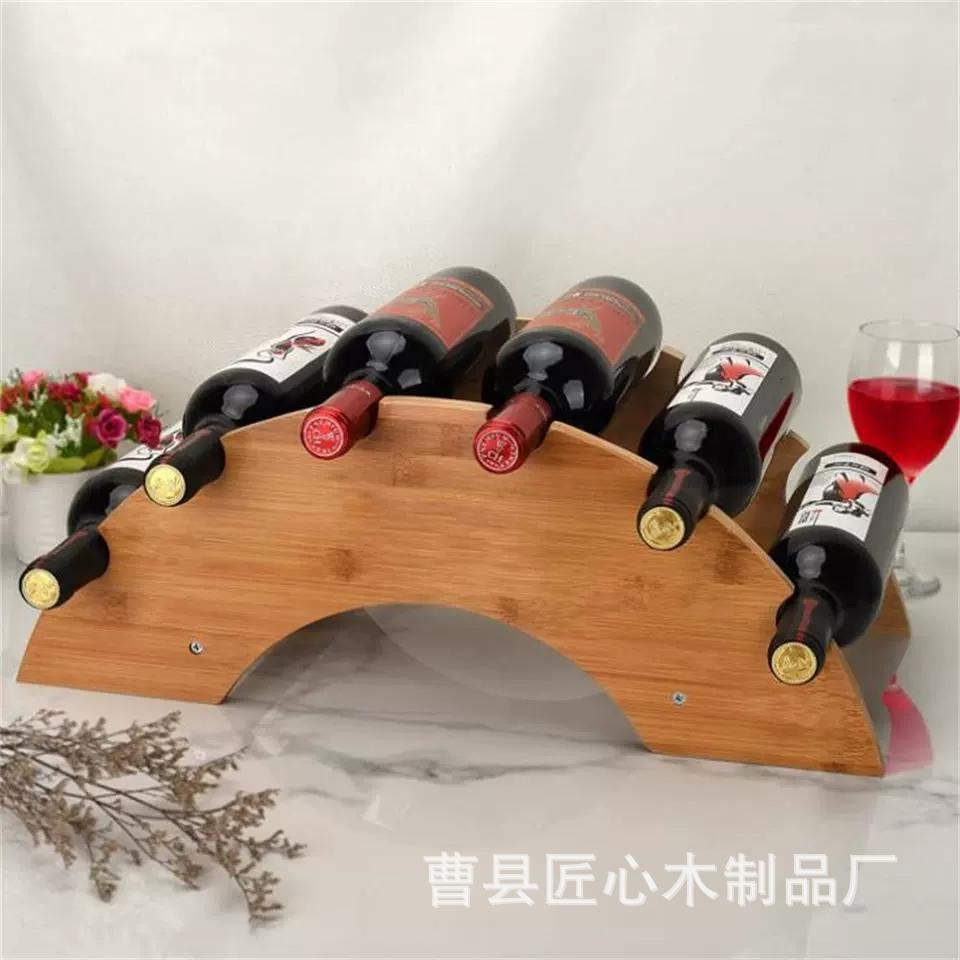 Wooden Wine Rack Ornaments European Creative Wine Rack Wine Glass Rack Home Wine Rack Red Wine Display Cabinet Wine Rack