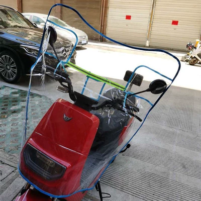 New electric car wind shield Motorcycle front windshield - 90-102cm-basket-color-u-shaped-pocket-windshield