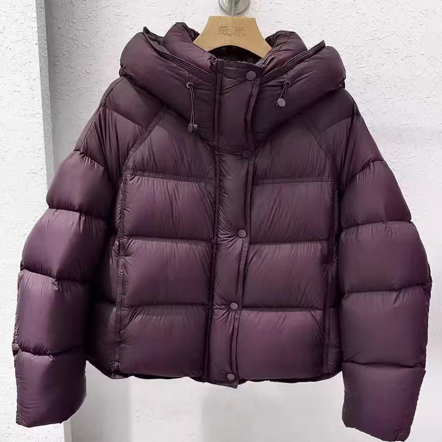 Puff corto moda casual ropa de algodón para mujeres otoño y invierno 2025 nuevo suelto con capuzas abrigo de pan de moda image 2