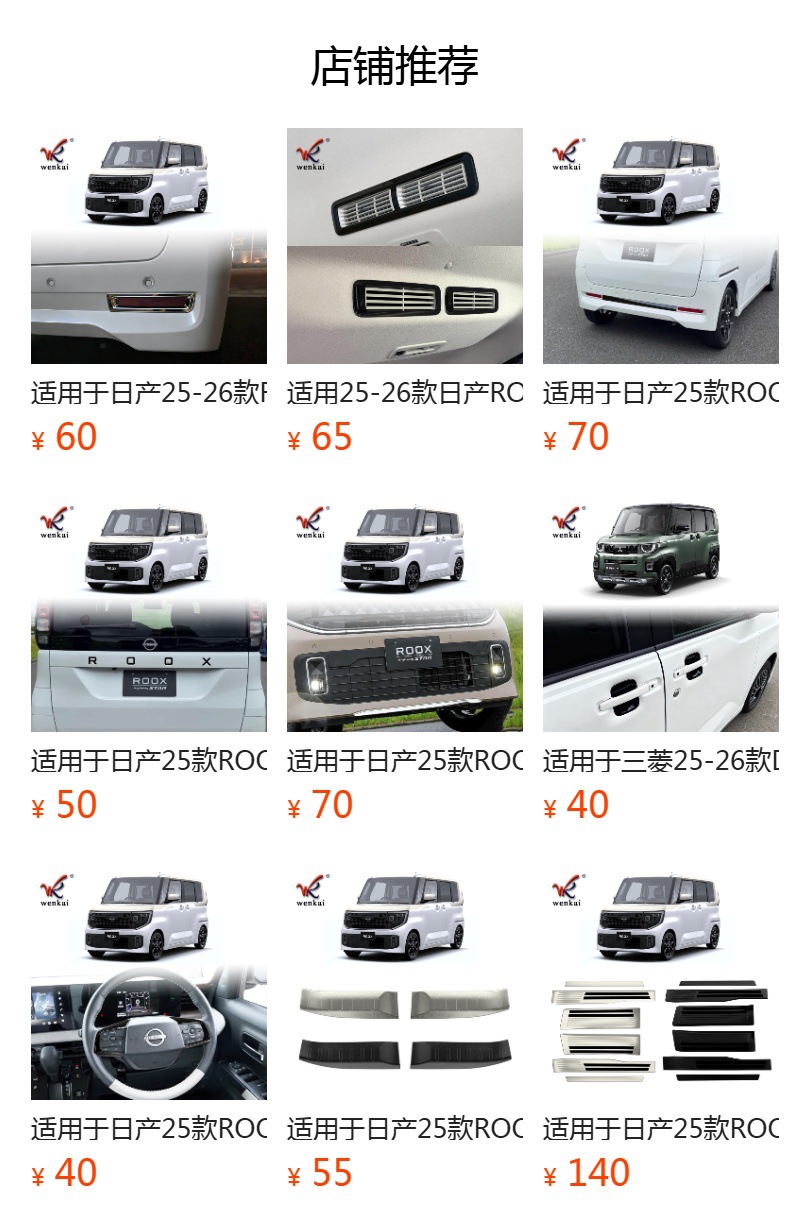 Suitable for Nissan 25 Models Roox Modified Fuel Tank Fuel Tank Cap Decorative Strip Car Supplies Decorative Parts Accessories