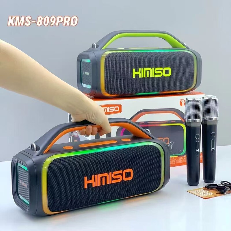 KMS-809PRO户外手提K歌蓝牙音响低音炮40W大功率广场舞卡拉ok音箱|undefined