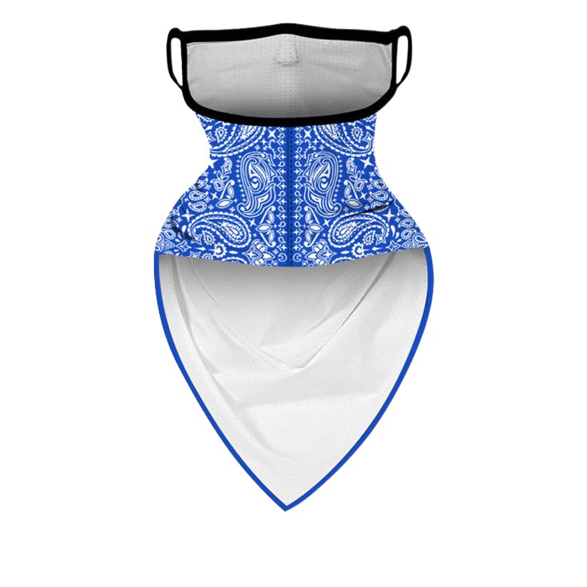 Factory Direct Supply Cross-Border Wholesale European and American Ethnic Style Versatile Ear-Hanging Headscarf Dustproof Sunproof Anti-Fall
