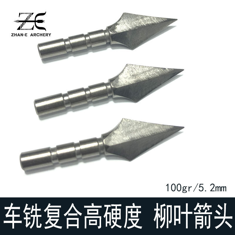 Outdoor Willow Leaf Arrow 5.2mm hunting arrow archery bow arrow crossbow hunting arrow support recurve composite beauty hunting bow accessories