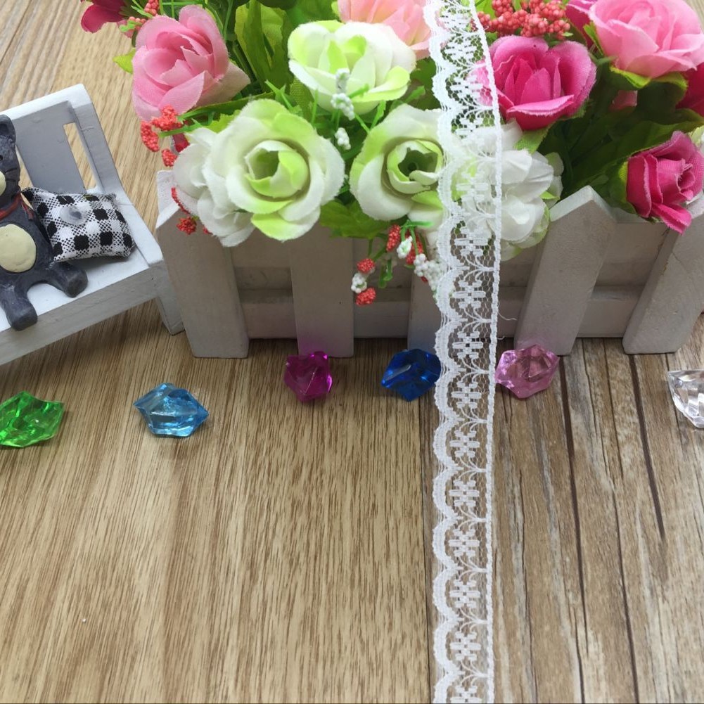 时尚蕾丝花边厂家长期现货DIY窗帘网纱内衣服饰裙摆装饰花边辅料