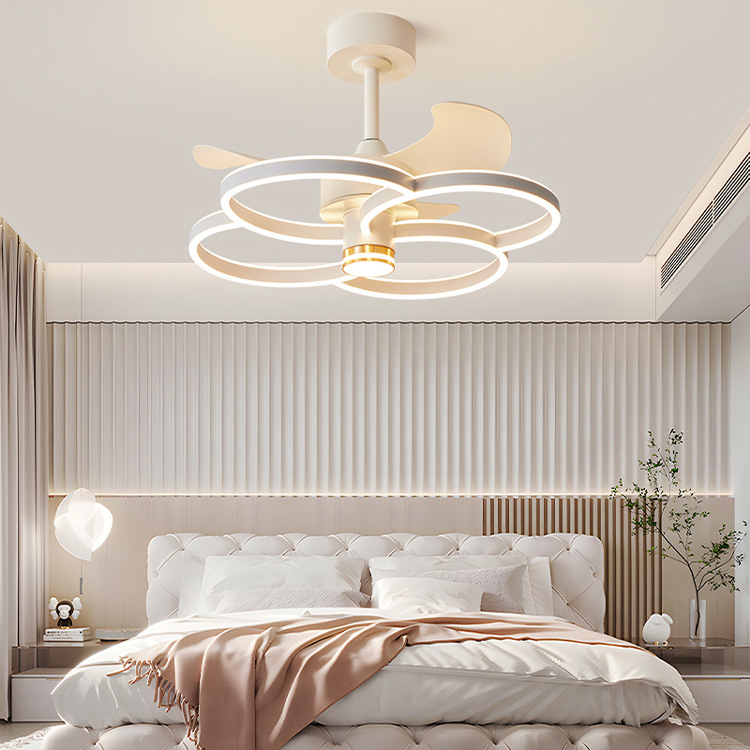 Ventilador lámpara ventilador de techo sala de estar comedor simple moderno chandelier con ventilador en casa comedor lámpara ventilador de mesa