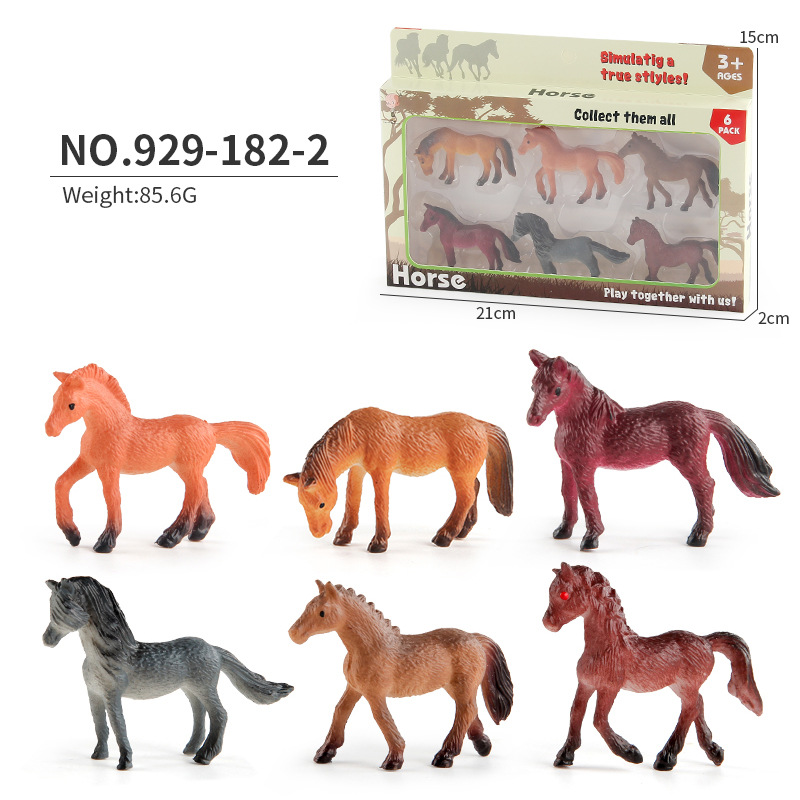 Simulación transfronteriza freisma modelo de caballo árabe mini 12 mundialmente famoso caballo animal decoración adornos estáticos