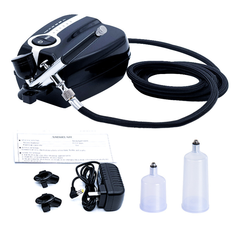 Automatic Start-Stop Painting Food Coloring Model Makeup Airbrush Electric Spray Gun Paint Gun Nail Art Spray Tool