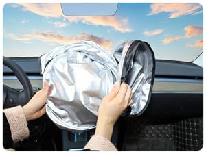 Customized Toyota Car-Specific Sunshade for Sun Protection and Heat Insulation, Foldable Sunshade for Camry, Rav4, Prius