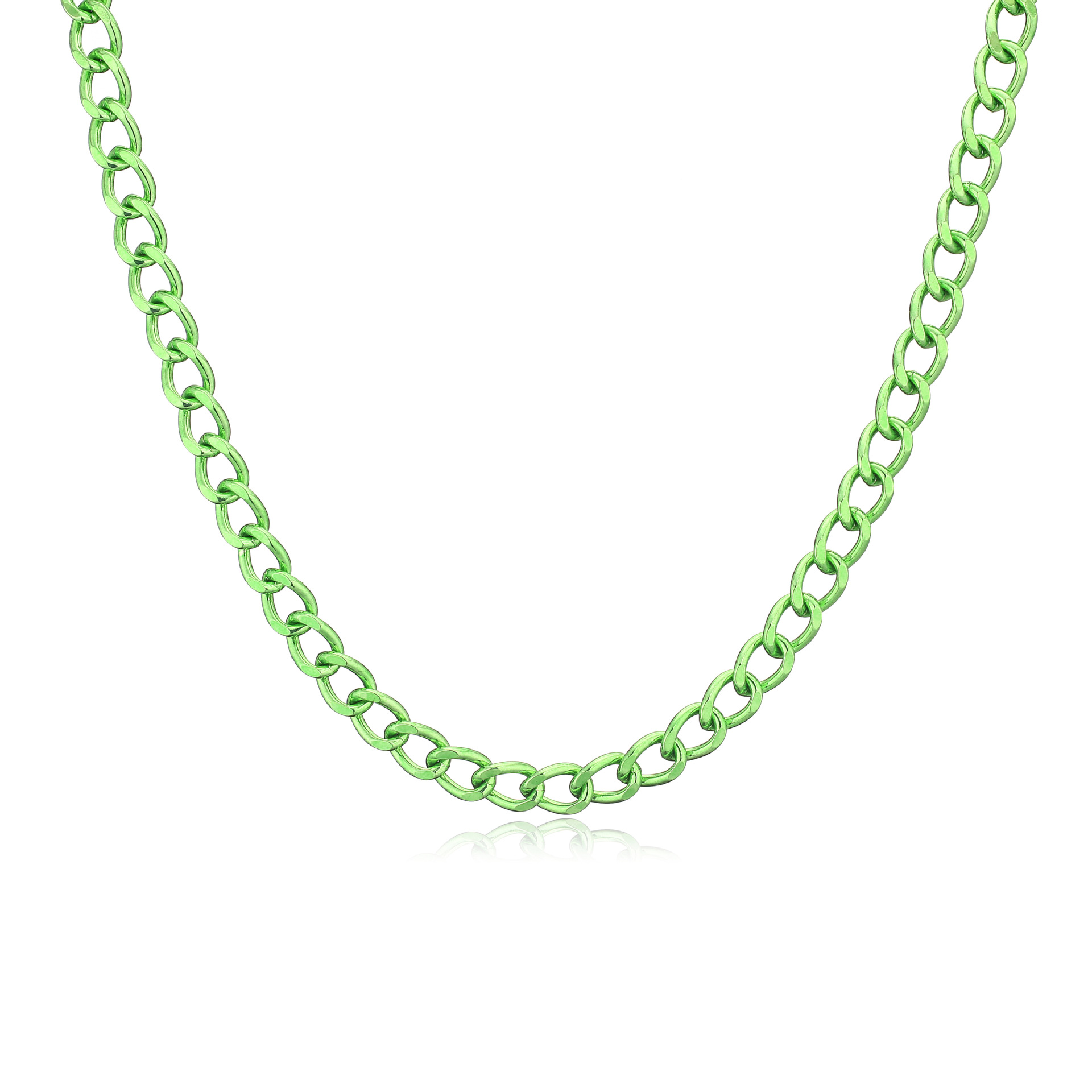 Cool Style Solid Color Copper Plating Necklace 1 Piece