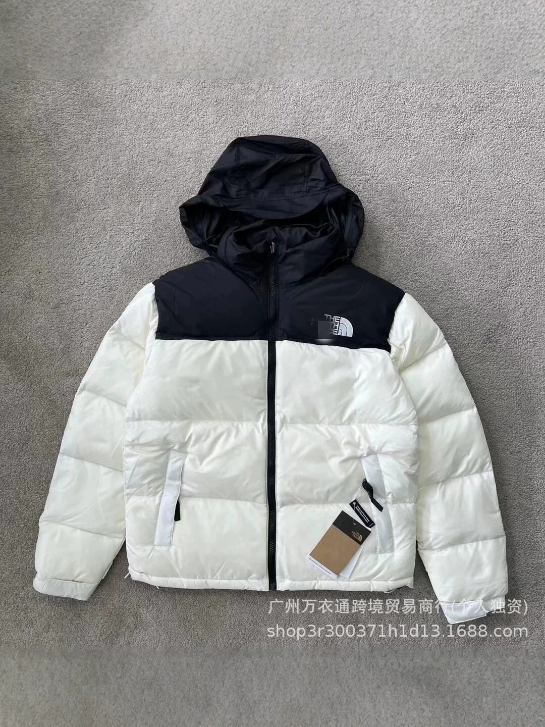 The North Face 1996 puffer gödəkçə, unisex, qapüşonlu