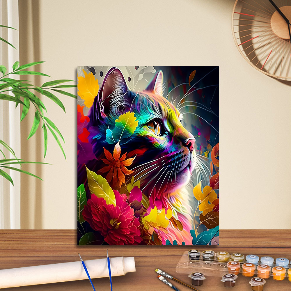Transfronterizo jitdiy agente de pintura al óleo digital fabricantes al por mayor puestos de pintura al óleo artesanal pintura decorativa Amazon relleno de color