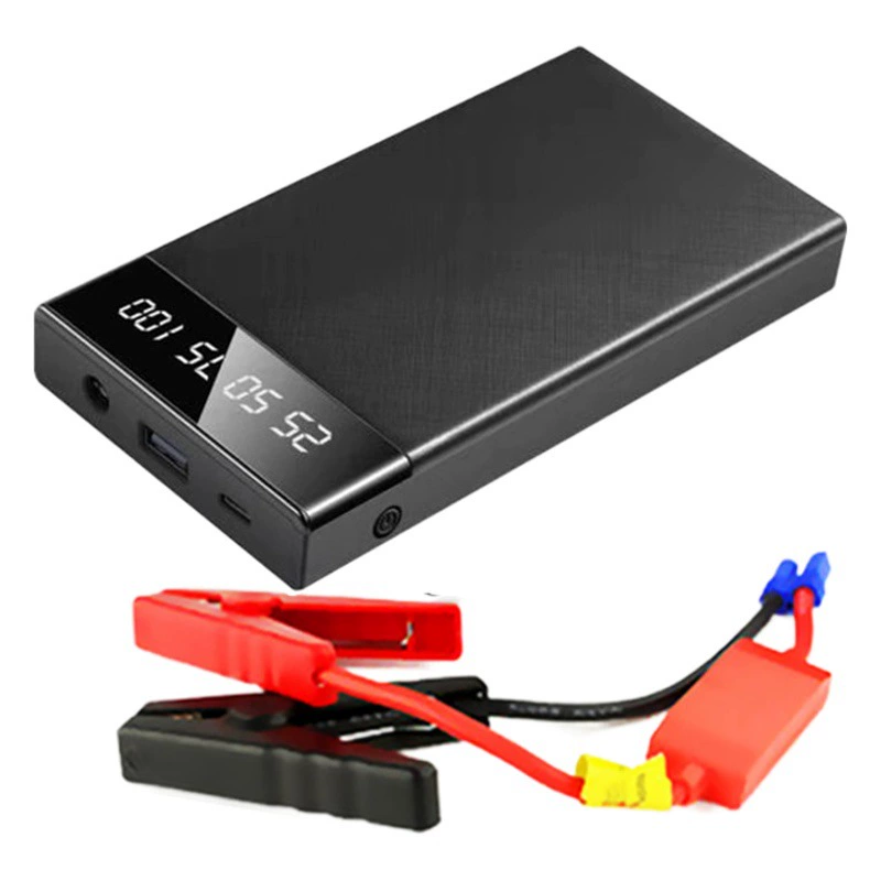 Ультра-тонкий автомобиль аварийного запуска мощности мобильного питания автомобиля зарядки сокровище зарядное устройство 12V старт