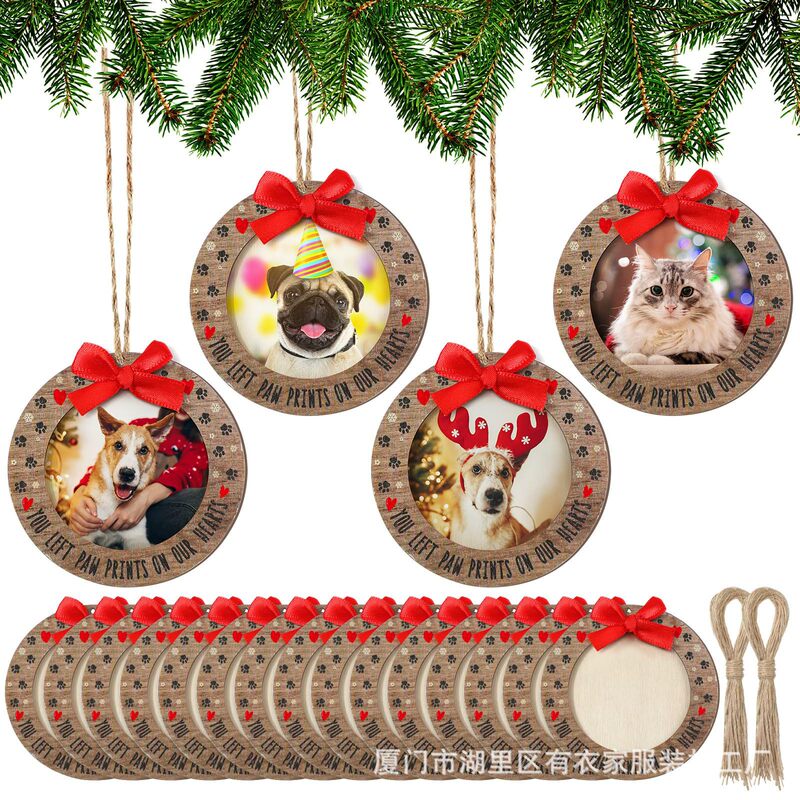 Christmas Tree Decoration Photo Frame Christmas Snowball Style Decoration Photo Frame Christmas Tree Decoration Photo Frame Pendant Decoration