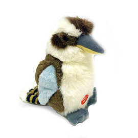 跨境新品Kookaburra Bird stuffed 笑翠鸟毛绒玩偶公仔