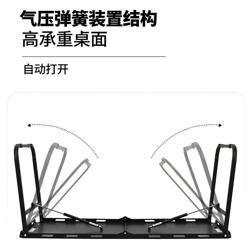 大型油圧折りたたみ式アウトドアテーブルメーカー卸売黒色携帯用タクティカルテーブル家庭用キャンプアウトドアテーブル|undefined