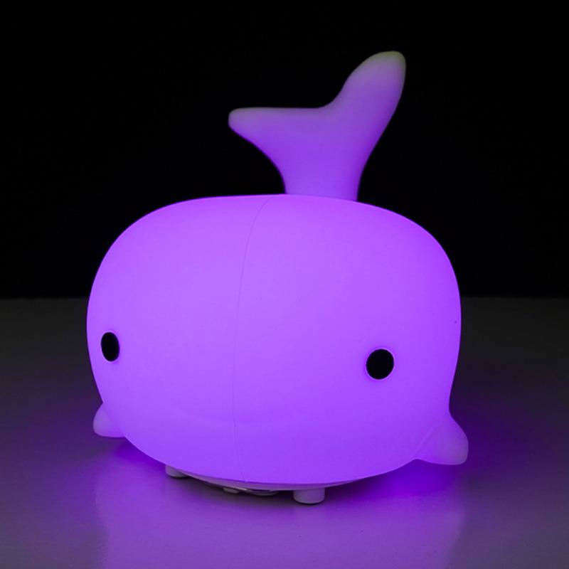 Animales de dibujos animados descomprimidos luces nocturnas transfronterizas de silicona luces de atmósfera interior dormitorio sensación avanzada cabezal de cama carga con dormido