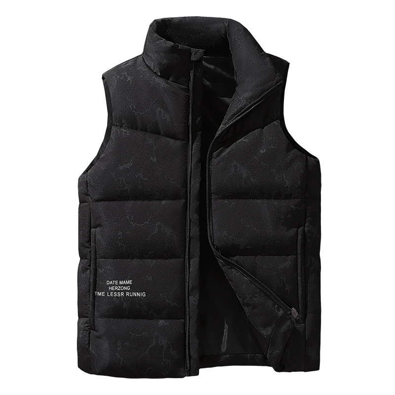 Зимняя пара хлопковых жилетов носить воротник для мужчин и женщин