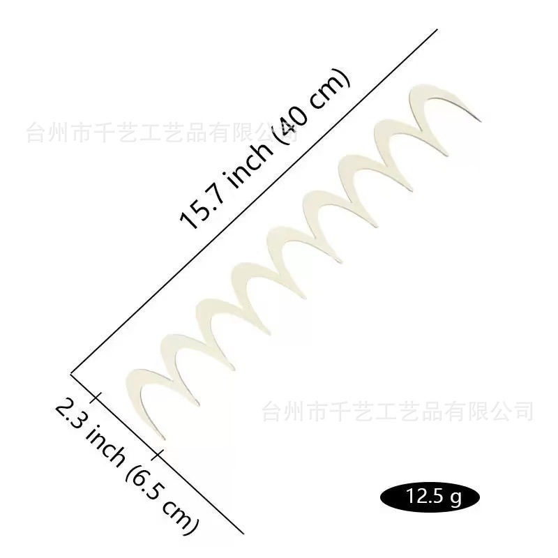 跨境木制踢脚线波浪形边缘木质镶边 DIY木制涂鸦墙面家居门框装饰|undefined