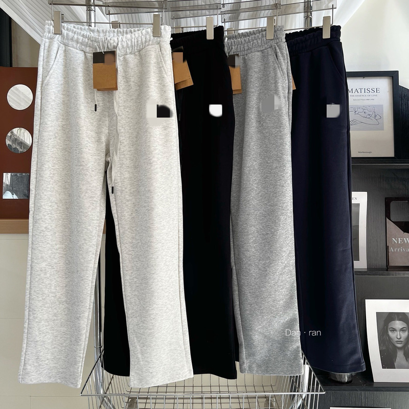 Couple Style Straight-Leg Cotton Sweatpants New Model for Slimming and Height-Enhancing, Suitable for Dropshipping