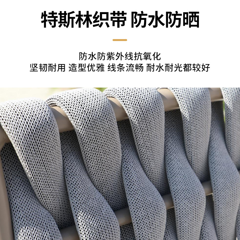 Sofá al aire libre Patio Terraza Jardín Ocio Asiento individual al aire libre Combinación Departamento de ventas Sala de muestras Sofá de ratán