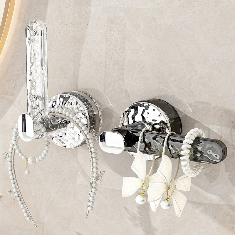 Аксессуары для волос для хранения Настенный подвесной артефакт кольцо для волос повязка для волос головной убор заколка для волос стеллаж для хранения ванная комната вращающаяся присоска крючок