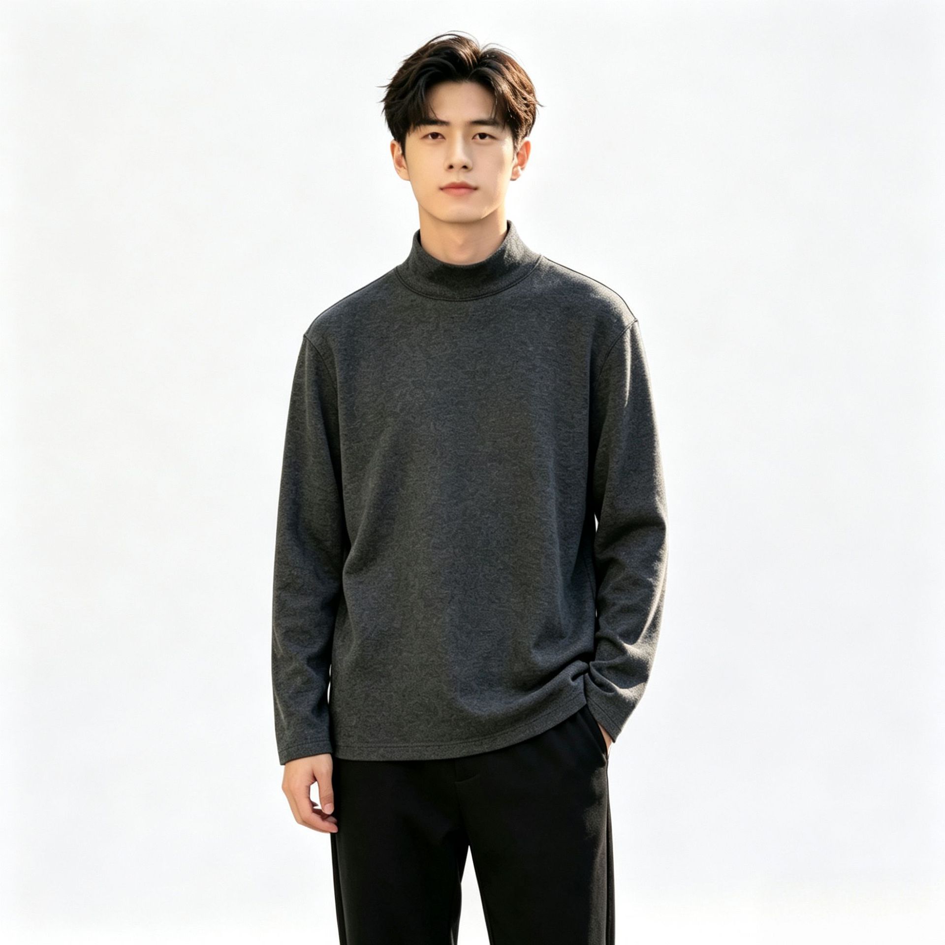 다크 플로럴 그레이 칼라