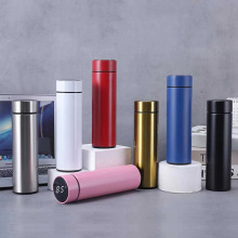 测温数显水杯温度显示不锈钢智能保温杯304直杯商务礼品杯子批发