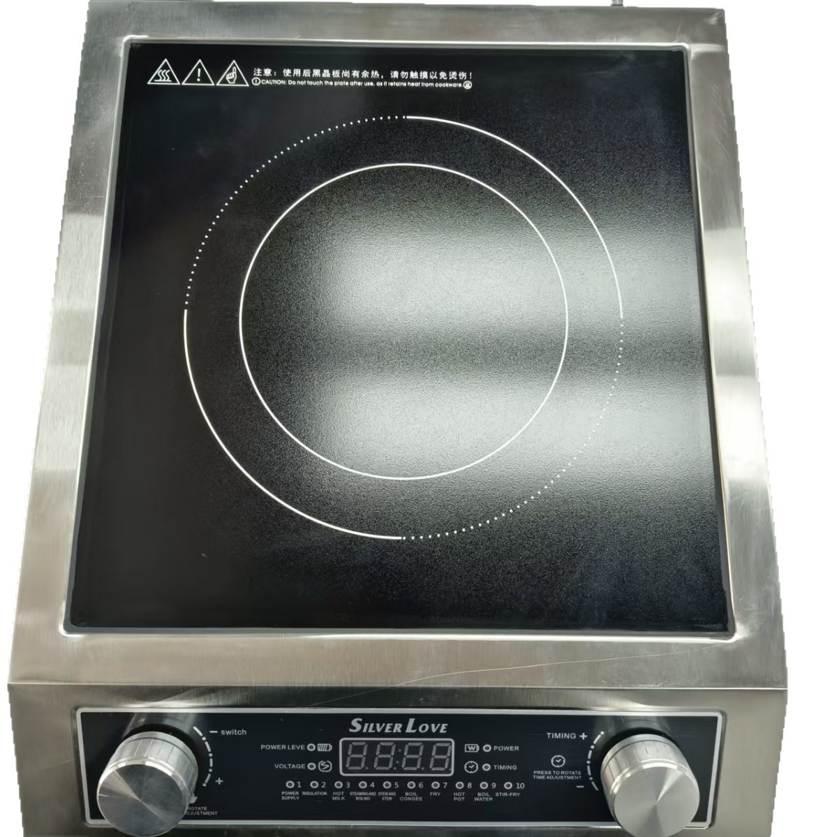 Comercio exterior horno electromagnético horno de alta potencia restaurante de escritorio plano de cocción de salmuera horno electromagnético cuadrado nuevo