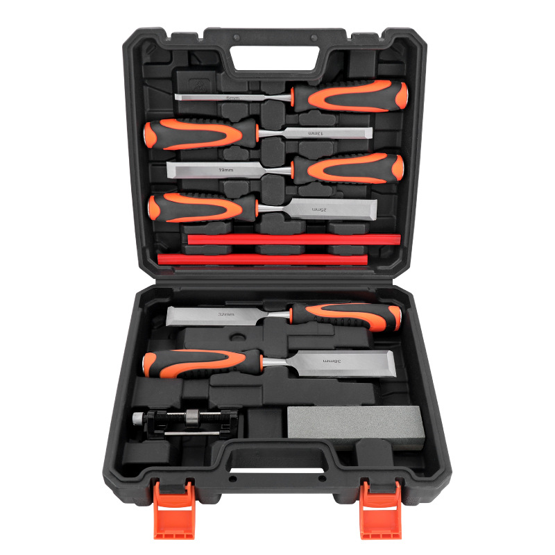 Hi-Spec cincel de carpintería cabeza plana pala anti-detonante de carpintería cincel plano cincel de madera juego