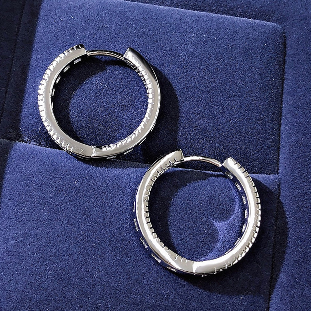 Pendientes de aro elegantes para mujer acabado oro ins style_voghion.com