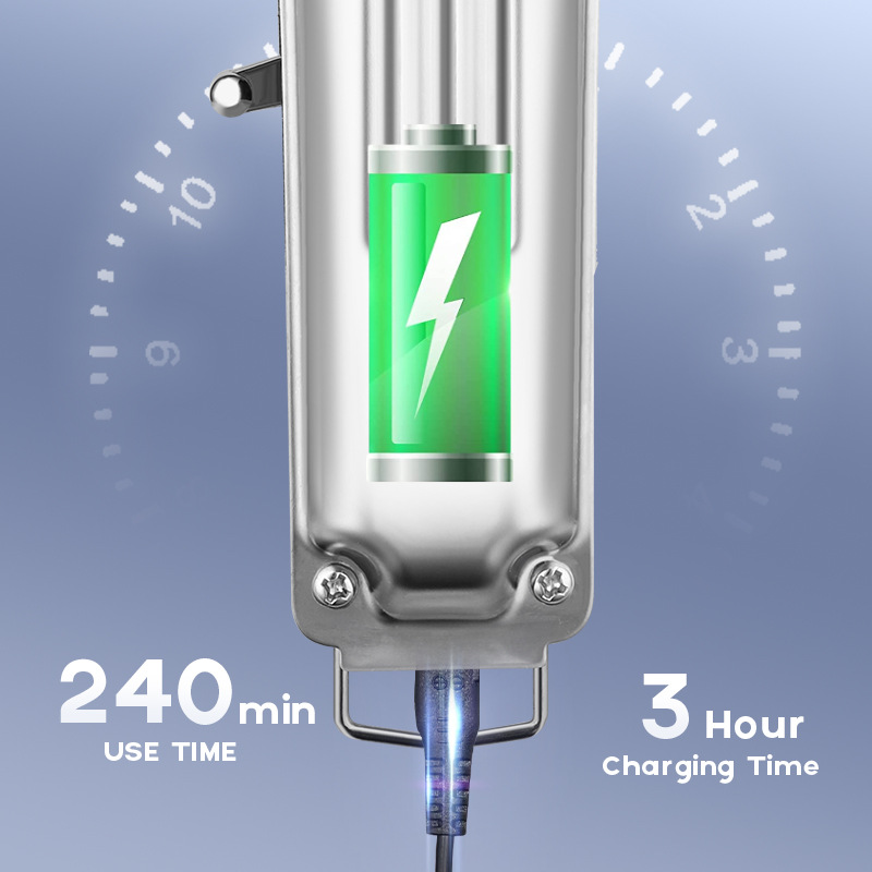 Cross-border new men's electric hair clipper hair salon oil clipper hair clipper USB charging hair clipper home