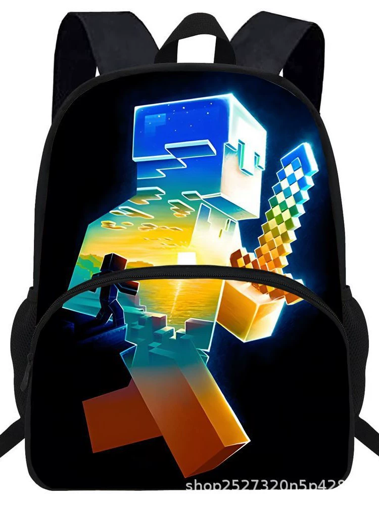 Лучшие продажи кросс-бордер Minecraft поддерживает доставку JIT AliExpress детские печатные школьные сумки