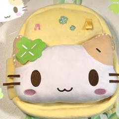 超萌日系二次元アニメ鯛猫リュックサックぬいぐるみ大容量通勤ランドセル学生カバン