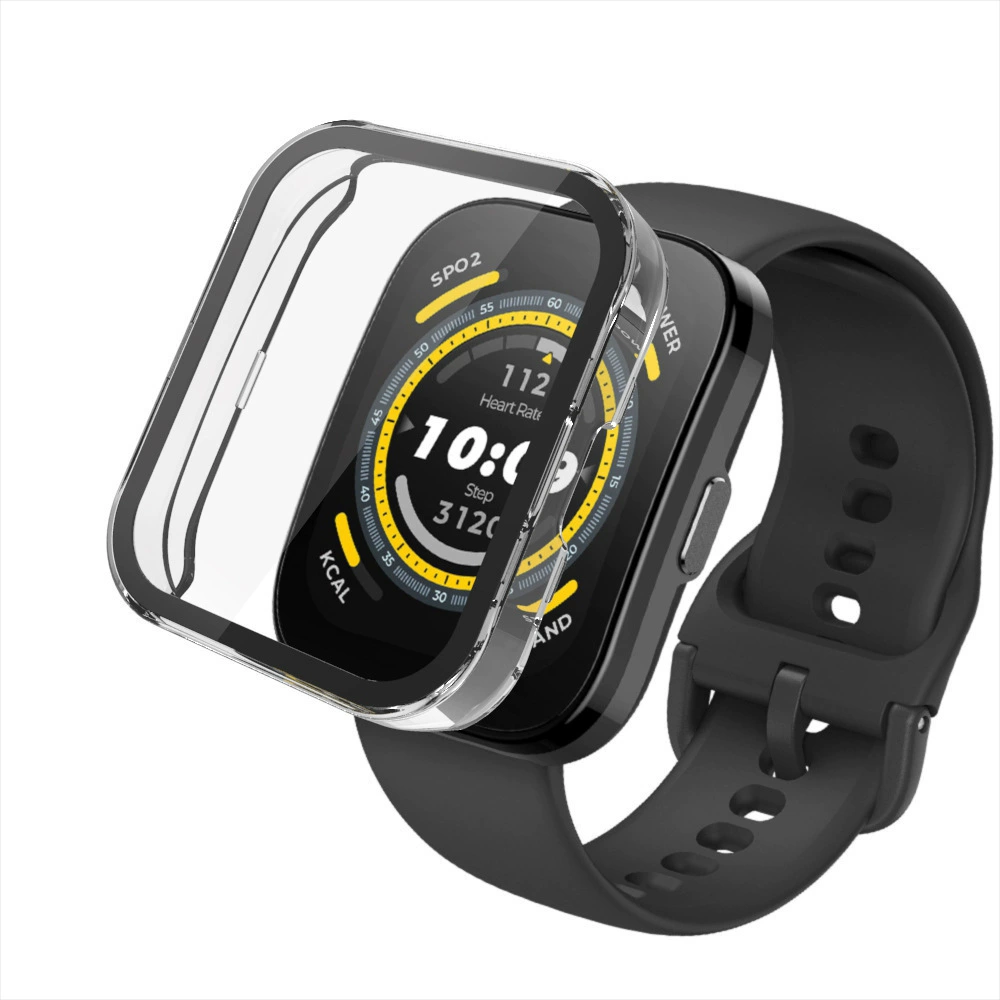 Совместимый защитный чехол для Huami Watch BIP5 смарт-часов Amazfit BIP5 PC+закалённое стекло в интегрированном корпусе