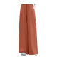 Cotton and Linen Wide-Leg Trousers Women's Casual Pants Artistic Retro Dagging Wide-Leg Pants Skirt Pants Spring and Summer Loose Slimming
