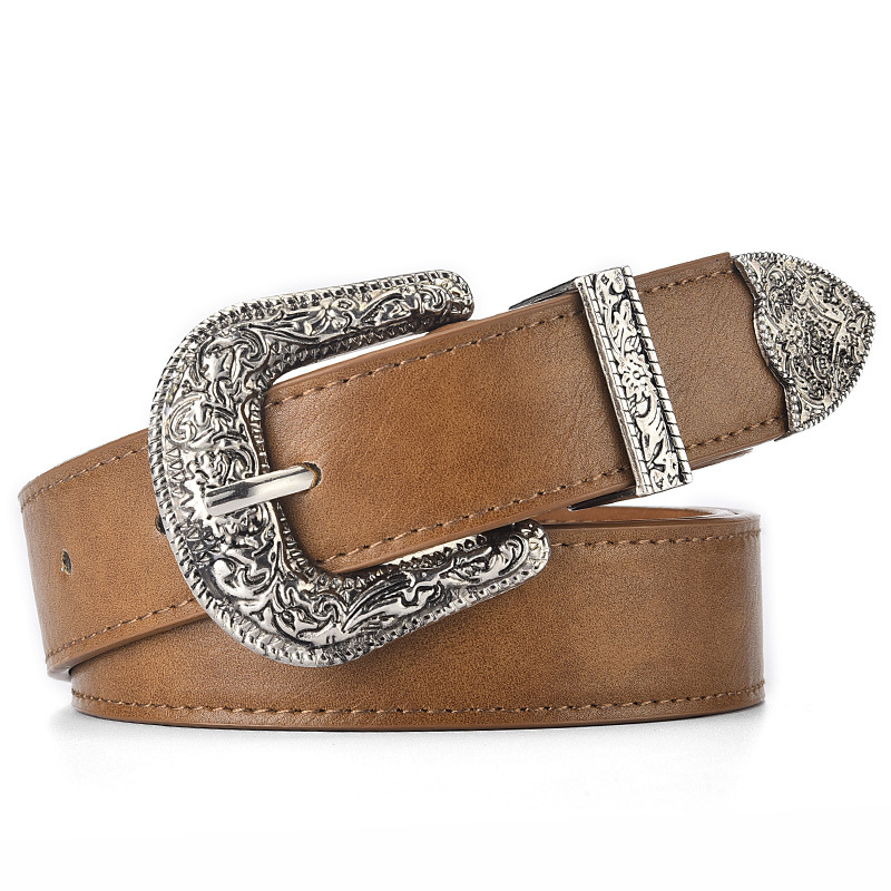 100g Weight Belt Classification 1 Piece Quantity Daily, Street Occasion Pu Leather, Alloy Material Solid Color Pattern Women's Gender Basic, Classic Style Style Basic Classic Style Solid Color Pu Leather Alloy Women's Leather Belts 10