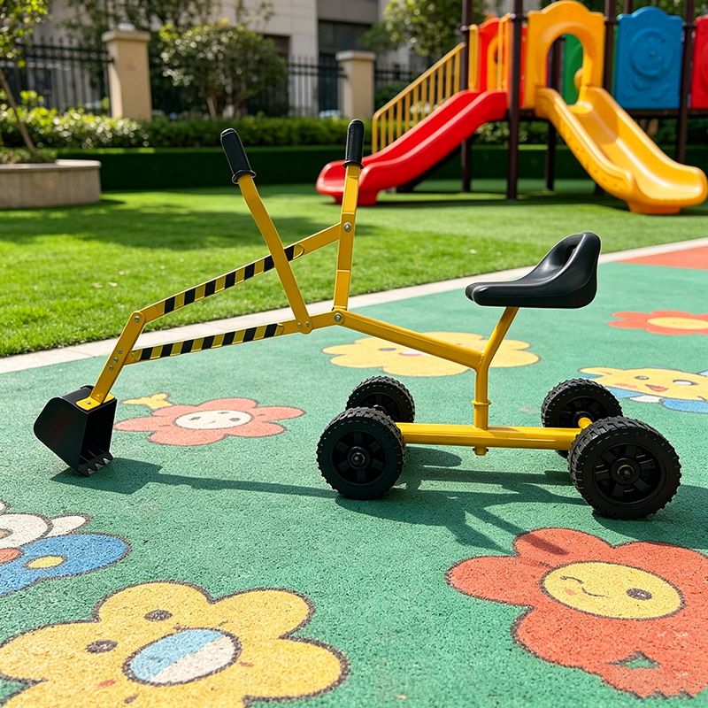 Excavadora de Juguete Montable para Niños de Metal para Playa y Aire Libre