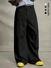 H 55939 High Waist Belted Wide Leg Pants �������ѝ �羳���l