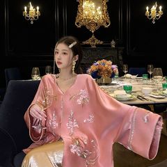 新中式2025秋季新款国风刺绣高端上衣百搭显瘦宽松复古外套 N8097