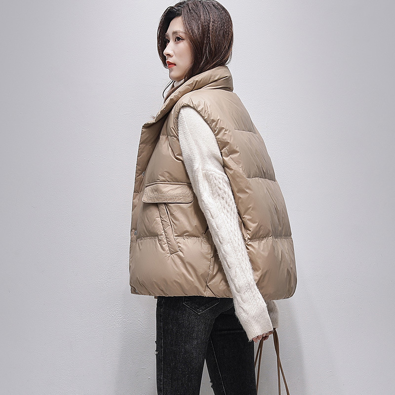 Vest with down