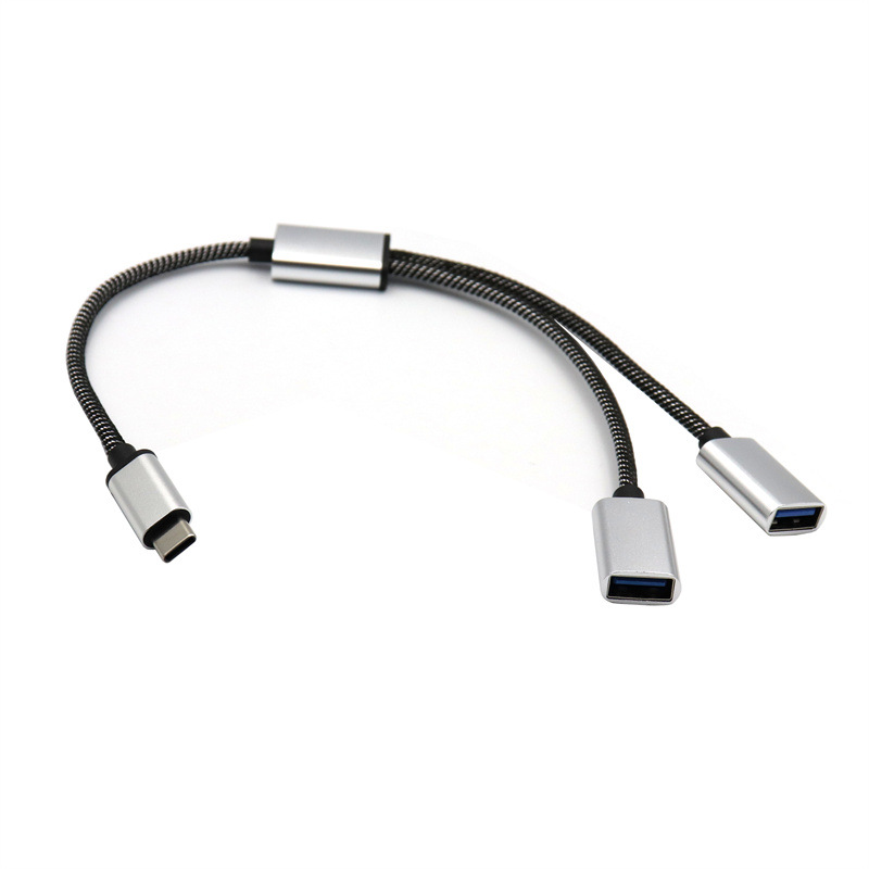 Computadora USB 2.0 concentrador usb2.0hub de dos puertos, uno para dos puertos, dos puertos USB, un punto, dos puntos, divisor USB