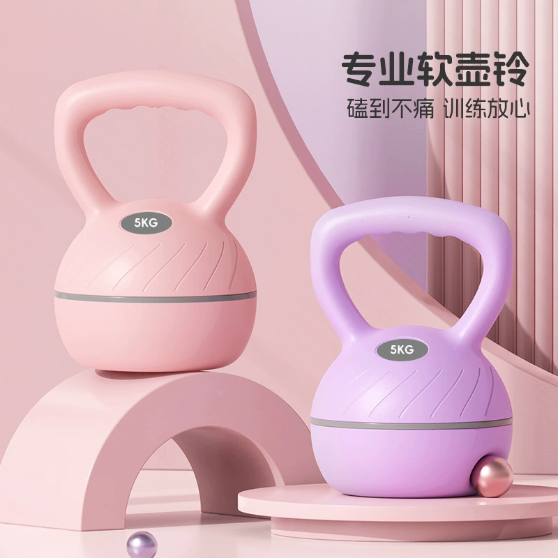 New soft kettlebell ladies one-piece wholesale swing home lifting kettlebell 45-6kg 8kg men's kettlebell